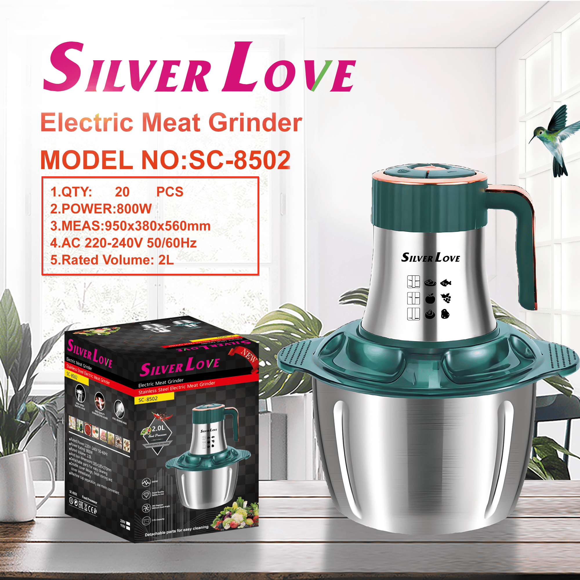 SC-8502 绞肉机 meat grinder 20PCS/CTN