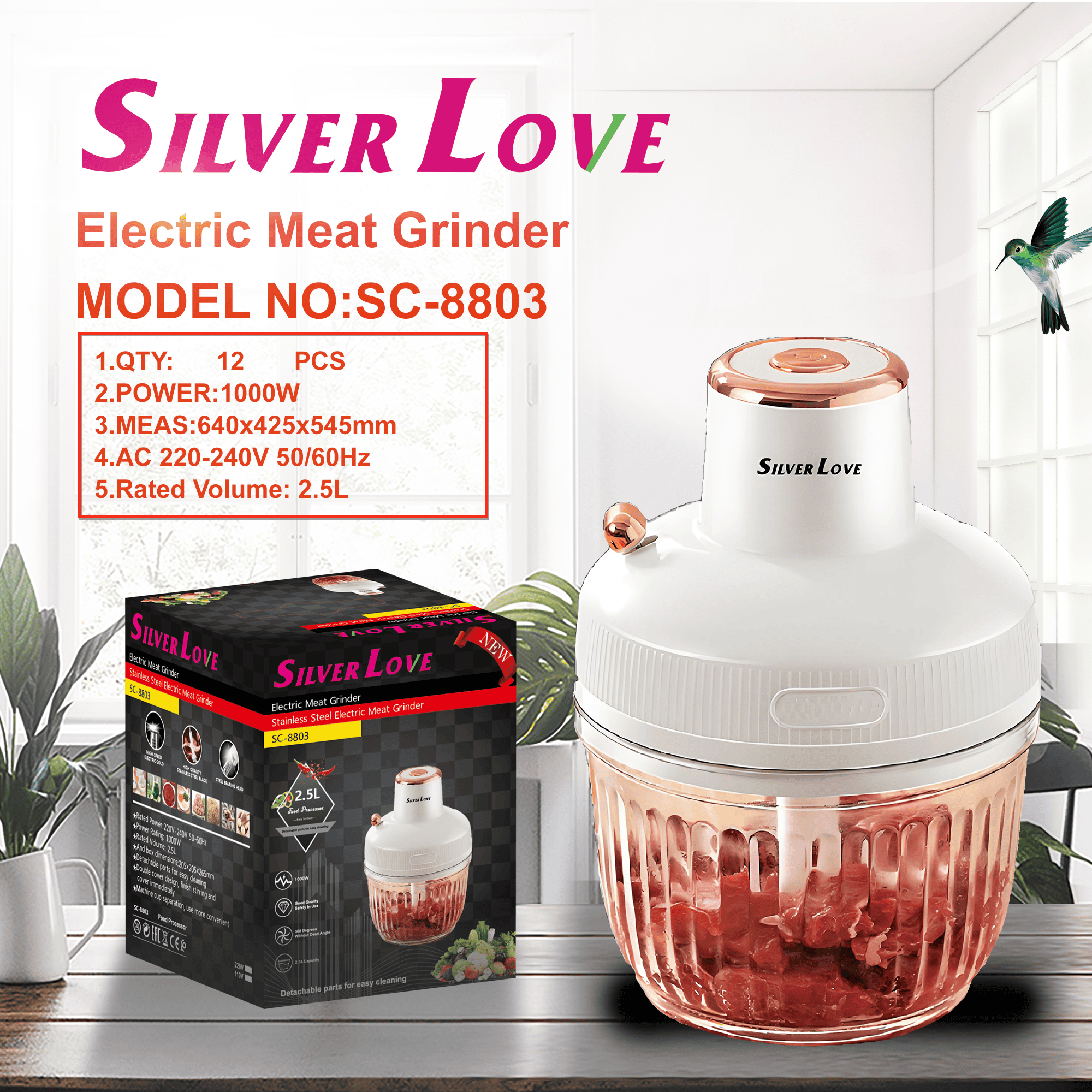 SC-8803 绞肉机 meat grinder 12PCS/CTN