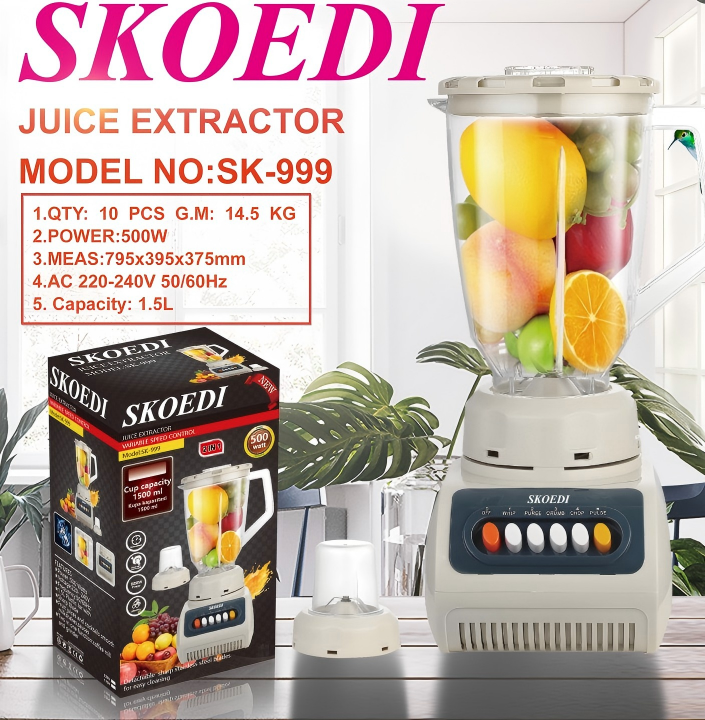 SK-999 果汁机 2 IN1JUICER & BLENDER 10PCS/CTN