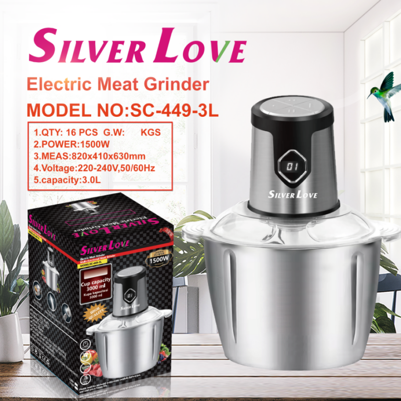 SC-449-3L 绞肉机 meat grinder 16PCS/CTN
