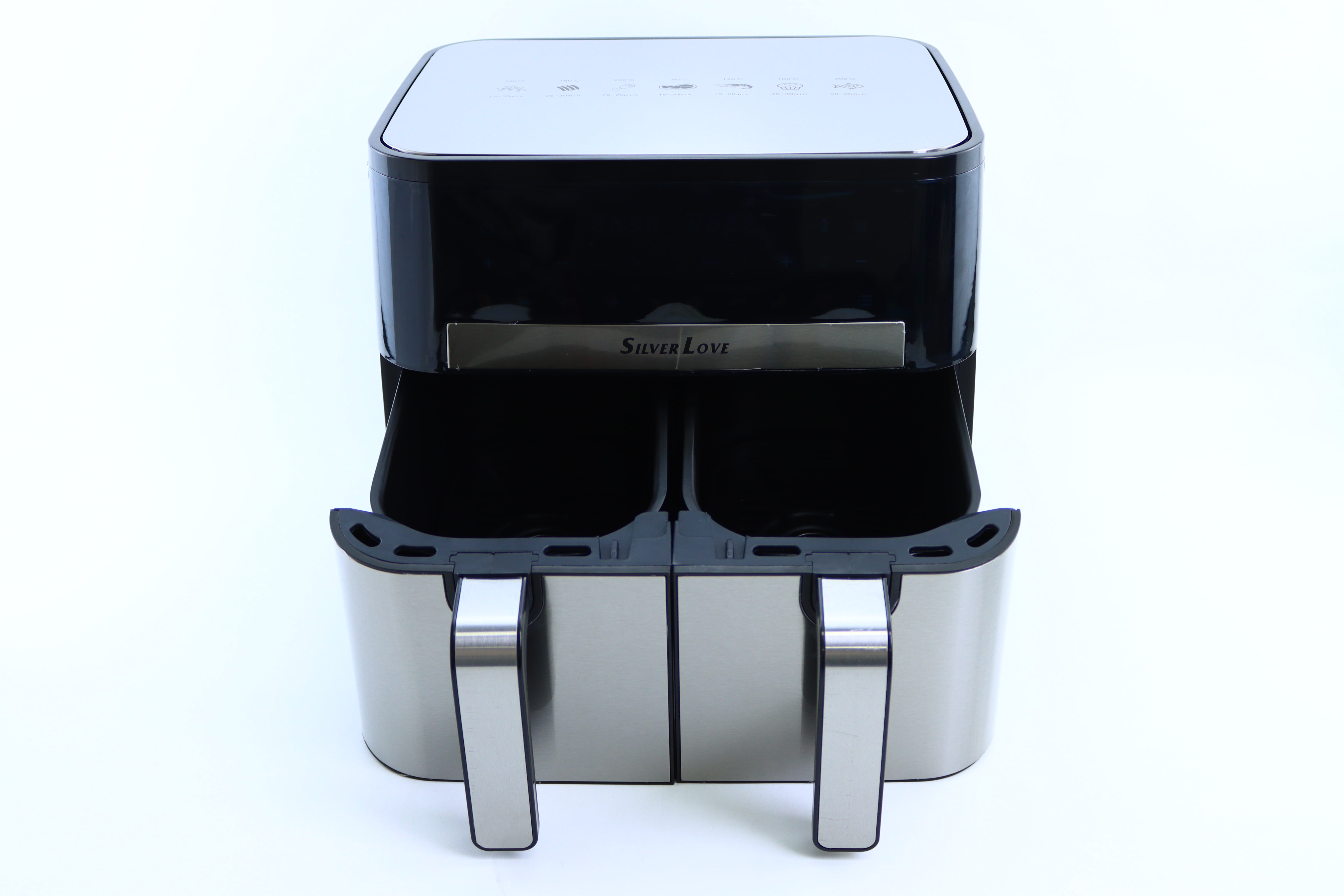 MS-3810D 空气炸锅 7.5L +7.5LAIR FRYER(Smart + Visible ) 2PCS/CTN - 图片 2