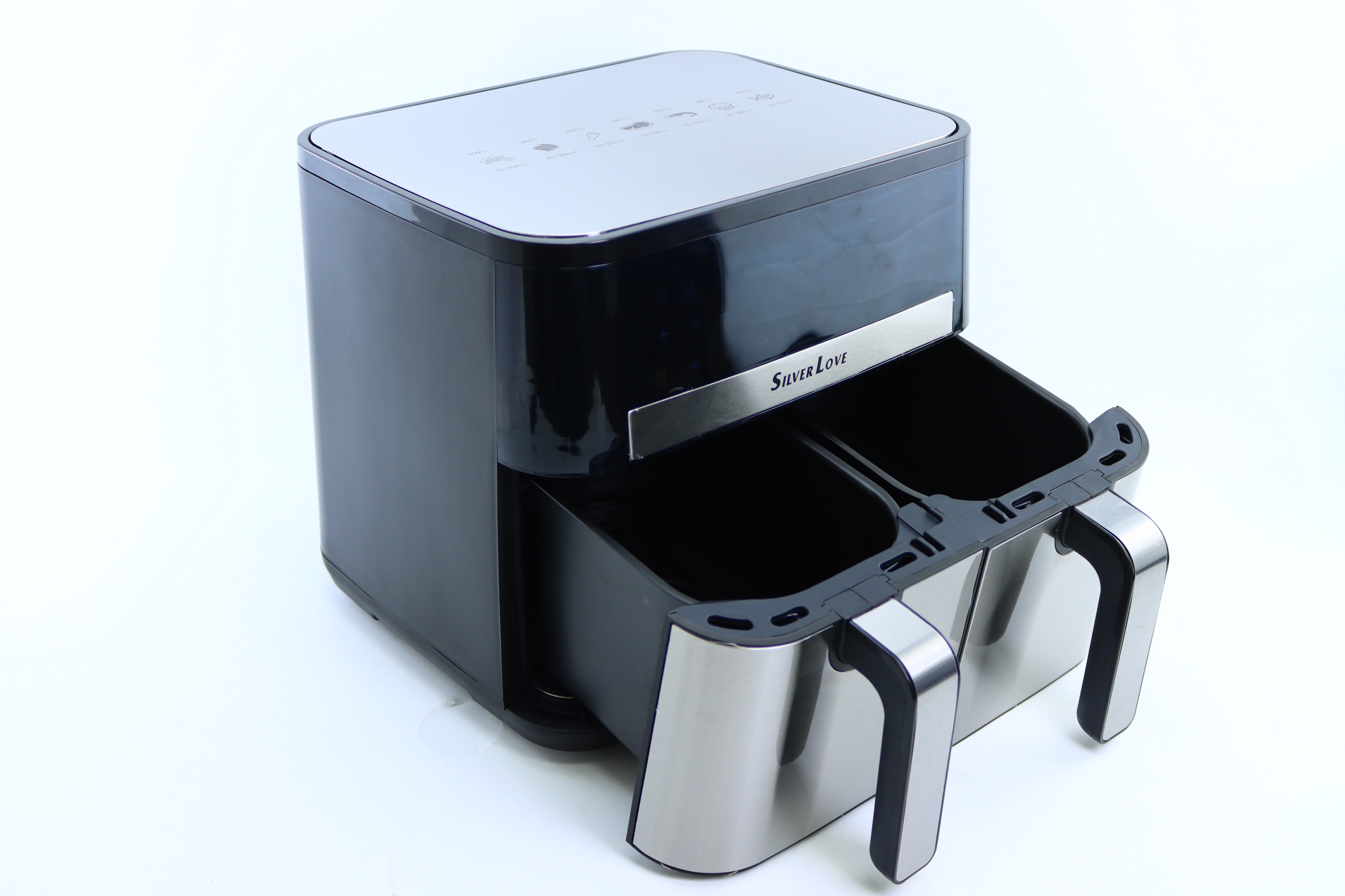 MS-3810D 空气炸锅 7.5L +7.5LAIR FRYER(Smart + Visible ) 2PCS/CTN - 图片 3