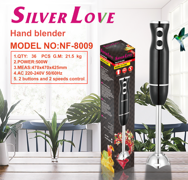 NF-8009 HAND BLENDER 手持搅拌机 不锈钢 36PCS/CTN