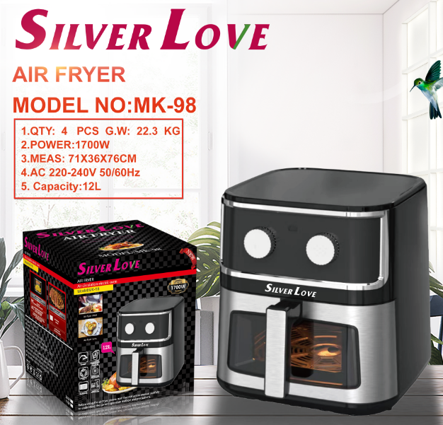 MK-98 空气炸锅 12L AIR FRYER(Smart + Visible ) 4PCS/CTN