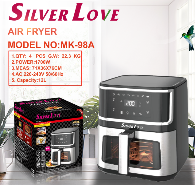 MK-98A 空气炸锅 12L AIR FRYER(Smart + Visible ) 4PCS/CTN