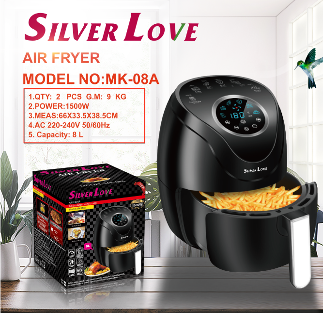 MK-08A 空气炸锅 8L AIR FRYER(Smart + Visible ) 4PCS/CTN