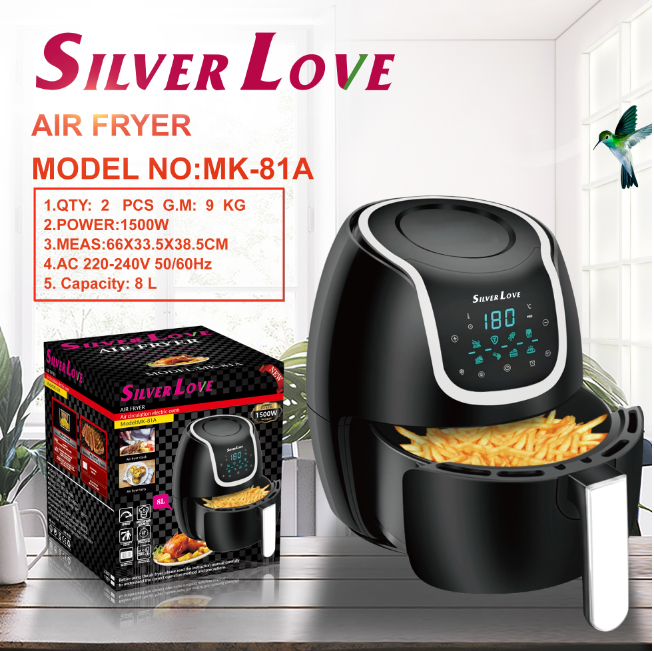 MK-81A 空气炸锅 8L AIR FRYER(Smart + Visible ) 4PCS/CTN