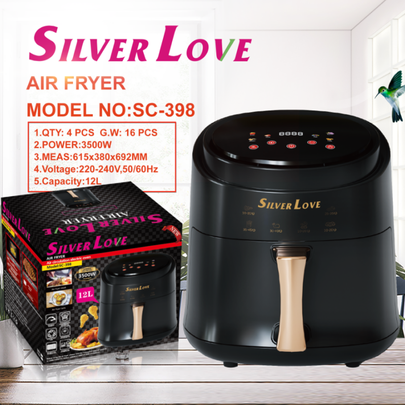 SC-398 空气炸锅 12L AIR FRYER(Smart) 4PCS/CTN