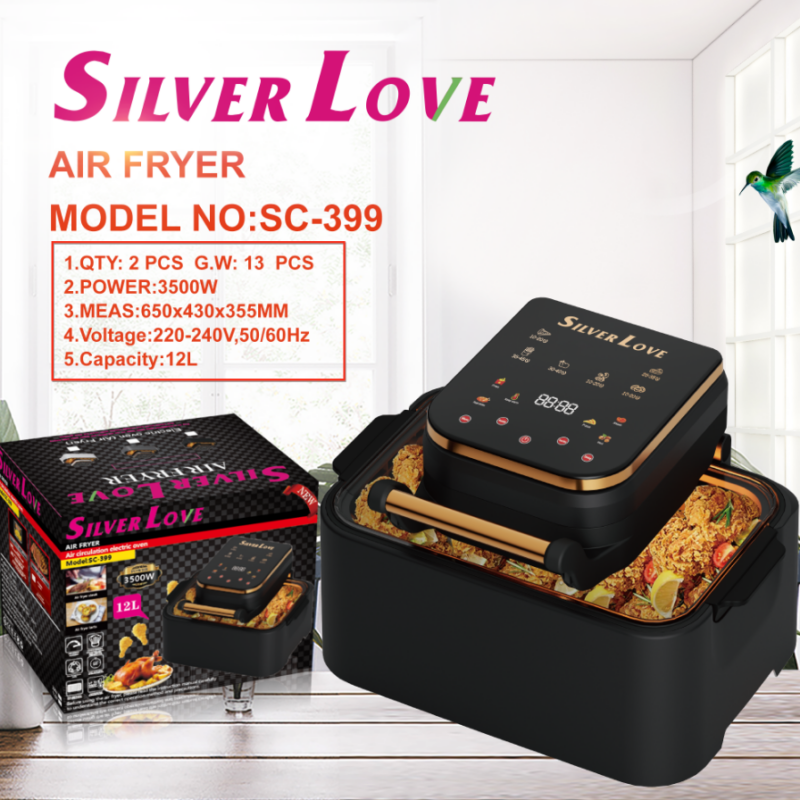 SC-399 空气炸锅 12L AIR FRYER(Smart + Visible ) 2PCS/CTN