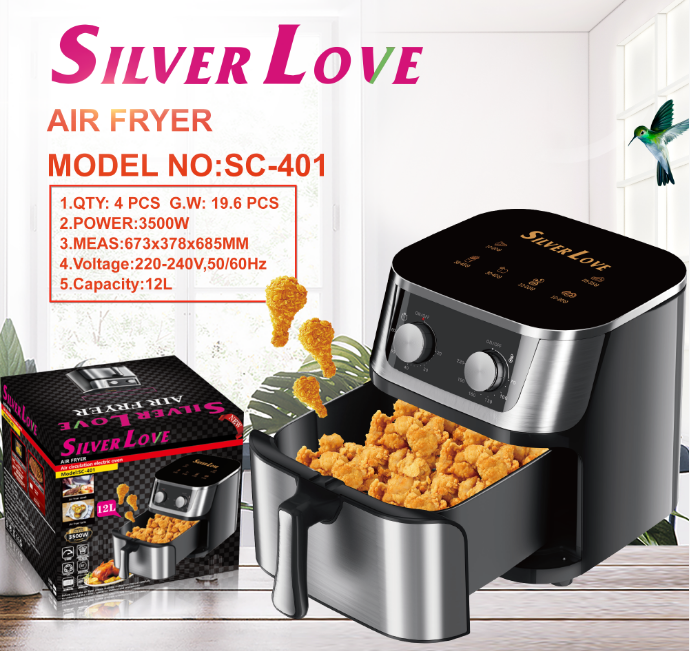 SC-401 空气炸锅 12L AIR FRYER(Smart) 4PCS/CTN