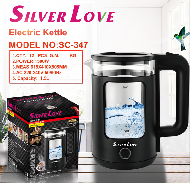 SC-347 玻璃水壶 Glass kettle 12PCS/CTN