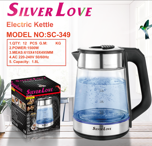 SC-349 玻璃水壶 Glass kettle 12PCS/CTN