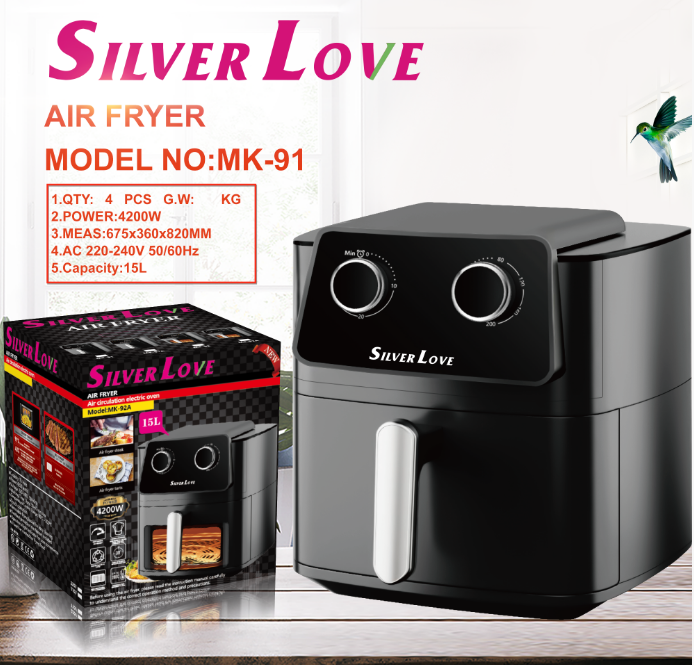 MK-91 空气炸锅 12L AIR FRYER(Smart + Visible ) 4PCS/CTN